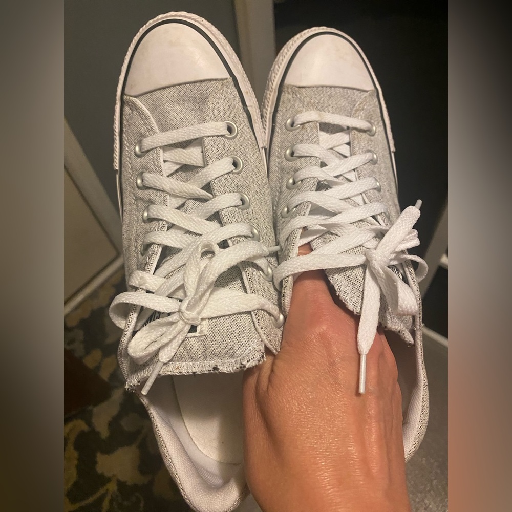Gray Converse All Star Sneakers